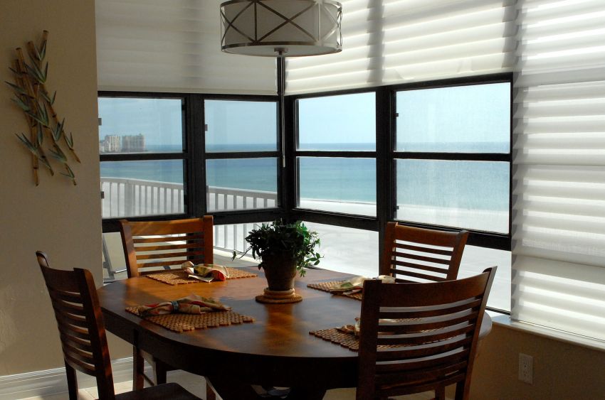 Dining area with gorgeous ocean views